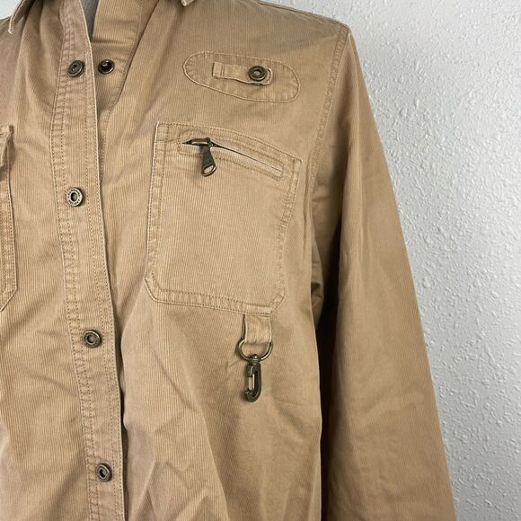EUC Lauren Ralph Lauren Womens Traditional Sport Fly Fishing Shirt Size M - Picture 4 of 11